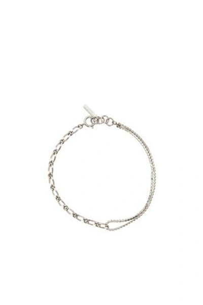 Shop Justine Clenquet Roxy Choker In Palladium