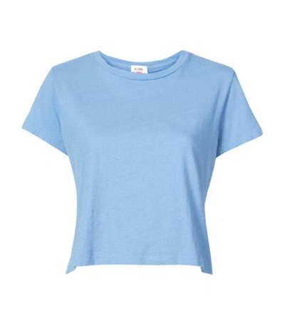 Shop Re/done Blue Boxy T-shirt