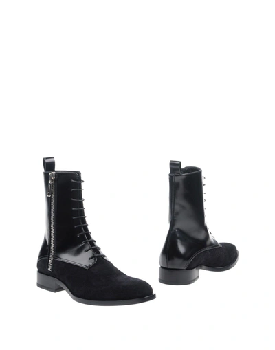 Shop Jil Sander Ankle Boots In Black