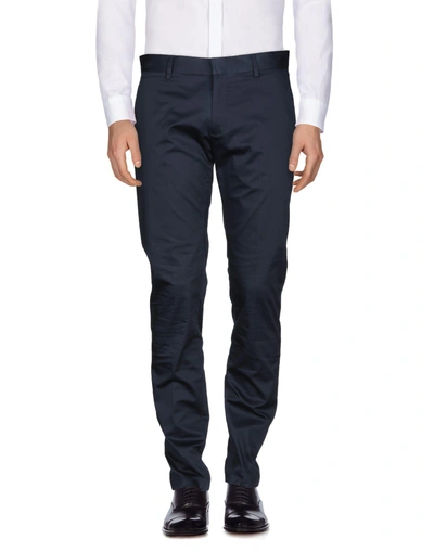 Shop Antony Morato Casual Pants In Dark Blue