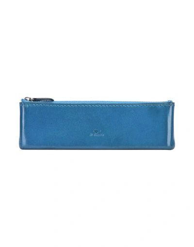 Shop Il Bussetto Pouch In Turquoise