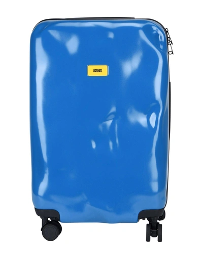 Shop Crash Baggage Luggage In Bright Blue