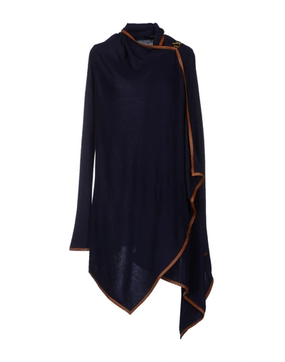 Shop Ralph Lauren Cardigan In Dark Blue