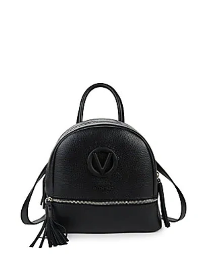 Shop Valentino By Mario Valentino Xavier Leather Backpack In Black