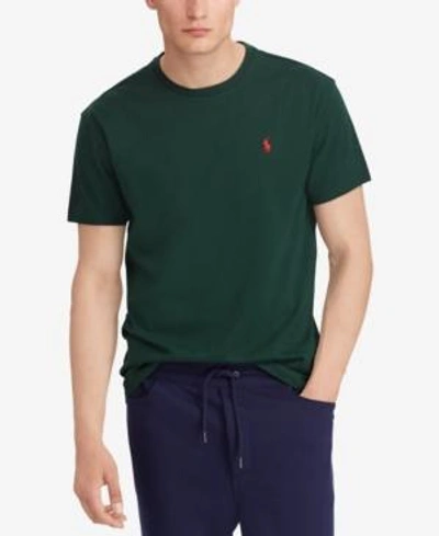 Shop Polo Ralph Lauren Men's Big & Tall Classic Fit T-shirt In College Green