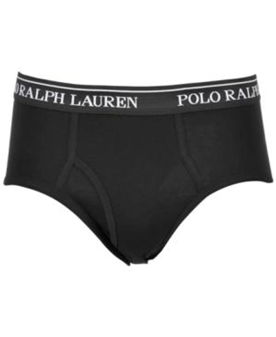Shop Polo Ralph Lauren Men's 4-pk. Classic Briefs In Black