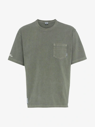 Shop Wtaps Loopwheel Chest Pocket T-shirt In Green