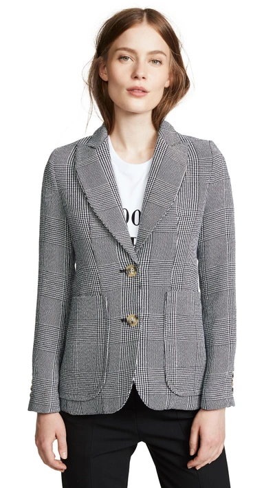 Smythe portrait deals neck blazer