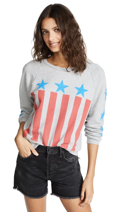 Shop Wildfox Allstar Junior Sweatshirt In Heather
