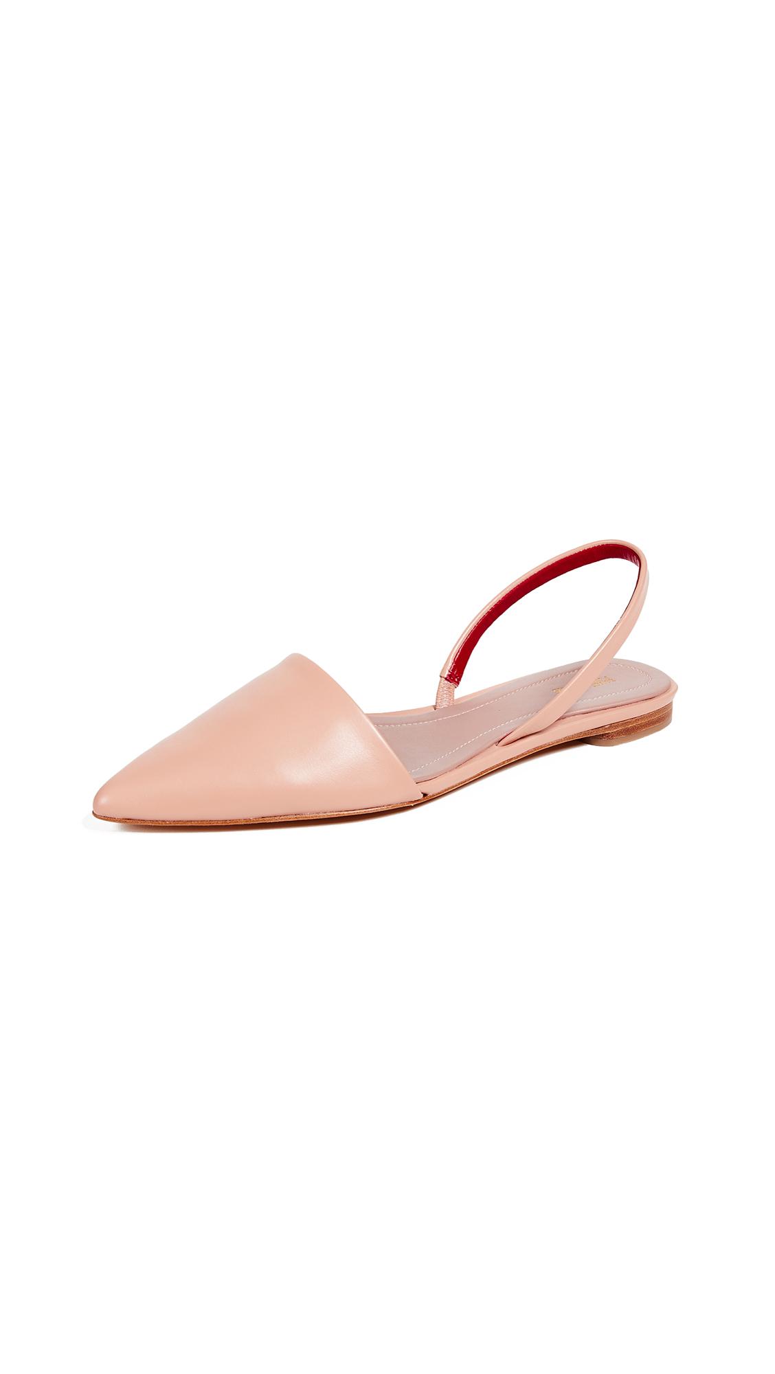 dvf slingback flats