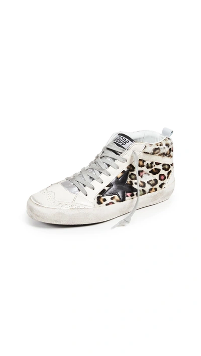 Shop Golden Goose Mid Star Sneakers In Multicolor/black