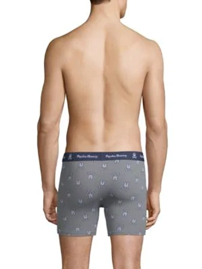 Shop Psycho Bunny 2-pack Stretch Cotton Boxer Briefs In Blue Pink