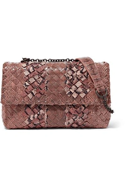 BOTTEGA VENETA OLIMPIA BABY INTRECCIATO AYERS AND KARUNG SHOULDER BAG 