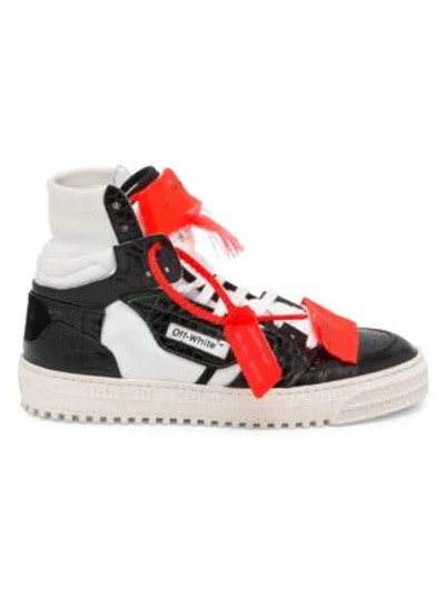 Shop Off-white Low 3.0 Leather Sneakers In Black