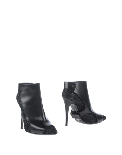 Shop Emanuel Ungaro Ankle Boot In Black
