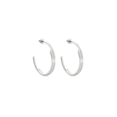 Shop Edge Of Ember Tier Silver Hoops