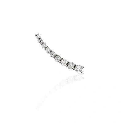 Shop Alinka Jewellery Dasha Large Right Ear Cuff White Gold