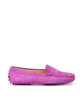 fuchsia pink loafers