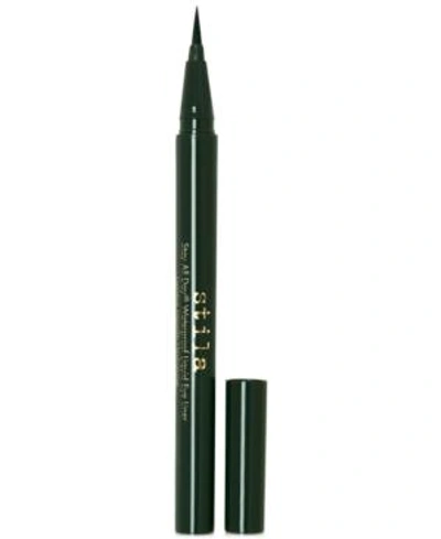 Shop Stila Stay All Day Vivid & Vibrant Waterproof Liquid Eye Liner In Intense Jade