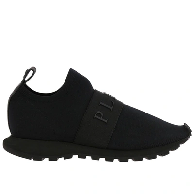 Shop Philipp Plein Sneakers Shoes Men  In Black