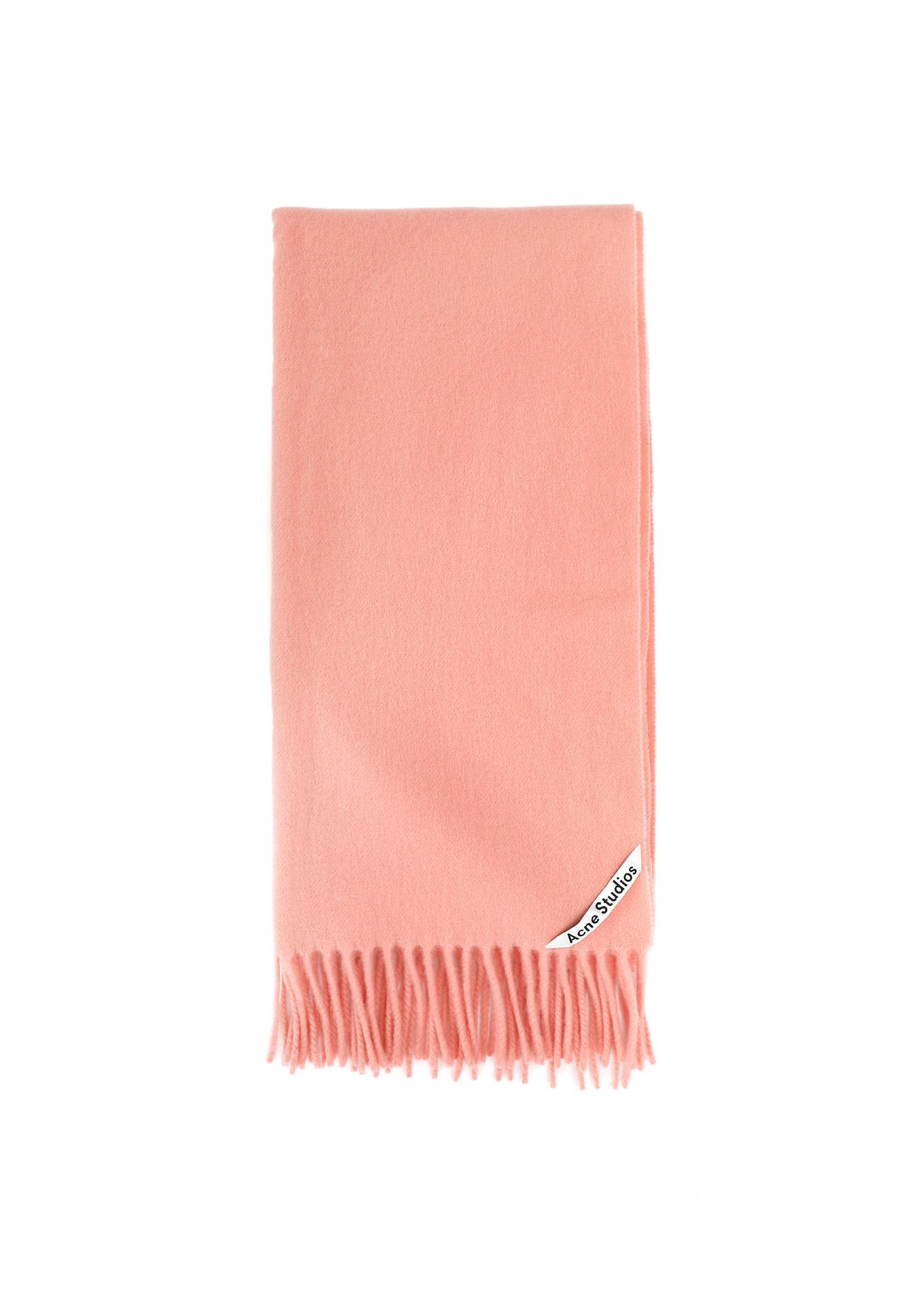 acne studios pink scarf