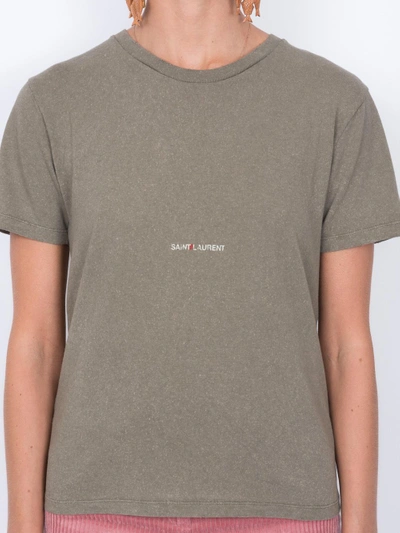 Shop Saint Laurent Classic  T-shirt