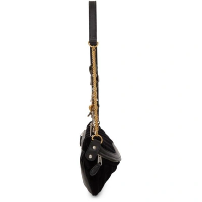 Shop Balenciaga Black Small Souvenir Charm Bag In 1000 Black