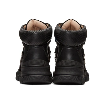 Shop Gucci Black Flashtrek Ankle Boots In 1000 Black