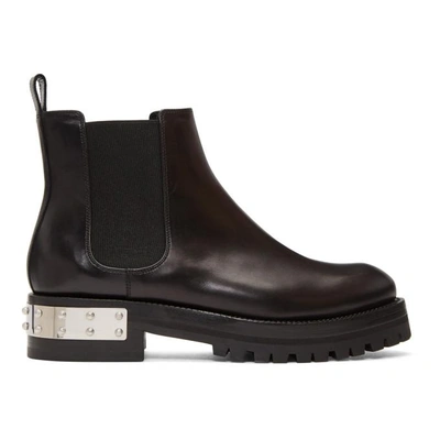 Shop Alexander Mcqueen Black Chelsea Boots In 1000 - Blac