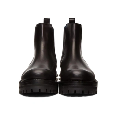 Shop Alexander Mcqueen Black Chelsea Boots In 1000 - Blac