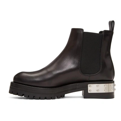 Shop Alexander Mcqueen Black Chelsea Boots In 1000 - Blac