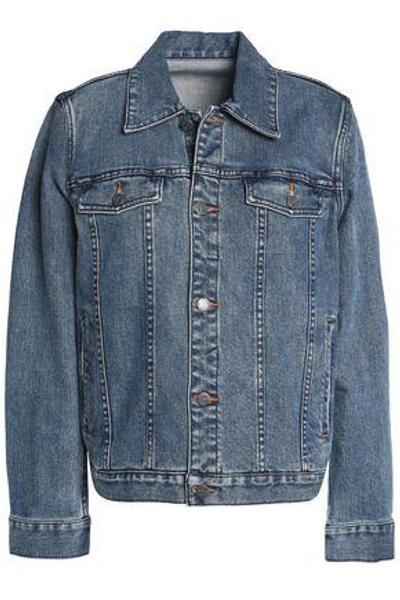 Shop Apc Woman Brandy Denim Jacket Mid Denim