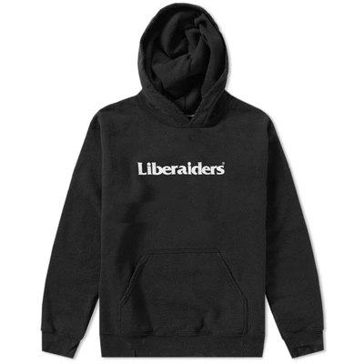 Shop Liberaiders Logo Hoody In Black