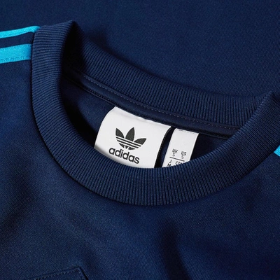 Adidas Originals Adidas Palmeston Crew Sweat In Blue | ModeSens