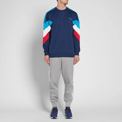 Adidas Originals Adidas Palmeston Crew Sweat In Blue | ModeSens