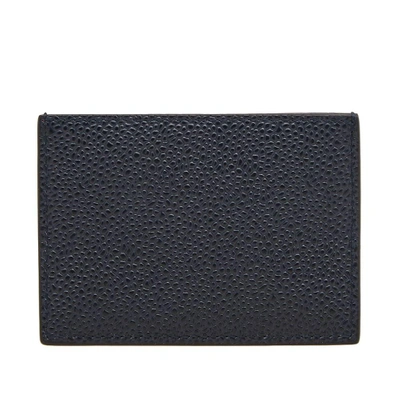 Shop Thom Browne Bi-colour Pebble Grain Card Holder In Multi