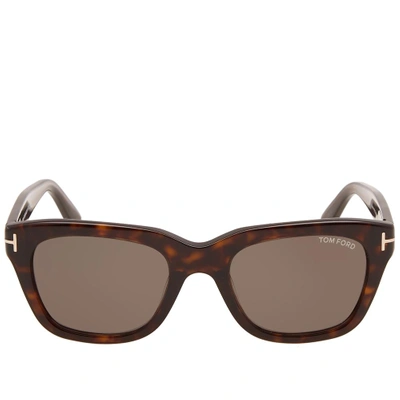 Shop Tom Ford Ft0237 Snowdon Sunglasses In Brown