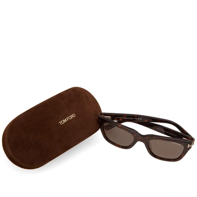 Shop Tom Ford Ft0237 Snowdon Sunglasses In Brown