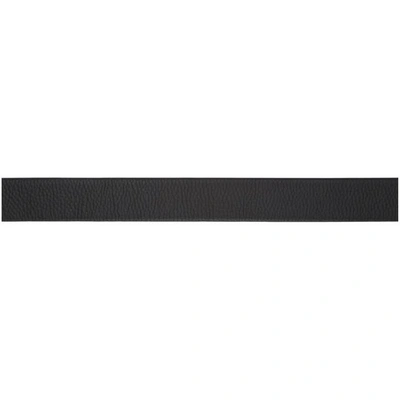 Shop Valentino Black  Garavani Vltn Belt In 0no Black