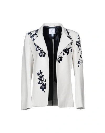 Shop Mira Mikati Blazers In White