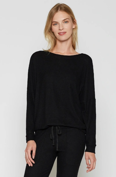 Shop Joie Jennina  Sweatshirt In Caviar