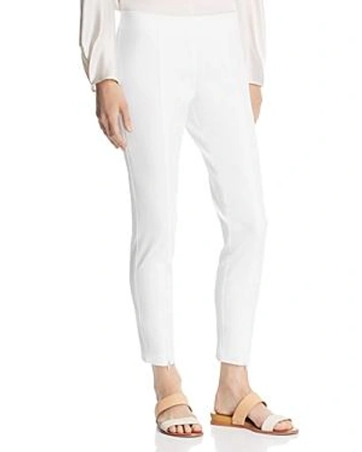Shop Kenneth Cole Seamed Skinny Ankle Pants In White