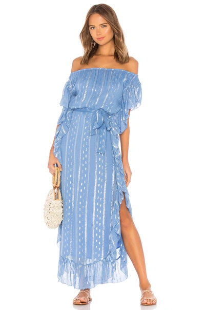 Shop Saylor Avril Dress In Blue