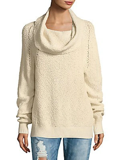 Shop Free People Cowlneck Sweater In Mauve