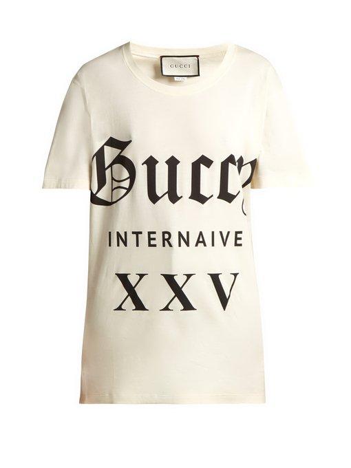 gucci xxv shirt