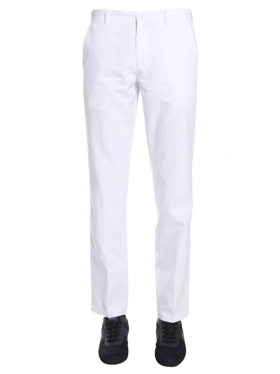 Hugo Boss Hakan 9-1 Trousers In Bianco | ModeSens