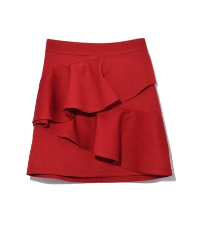 Shop Isabel Marant Étoile Red Doali Skirt