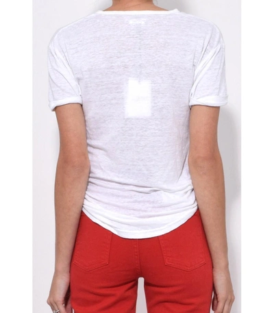 Shop Isabel Marant Étoile White Koldia Tshirt