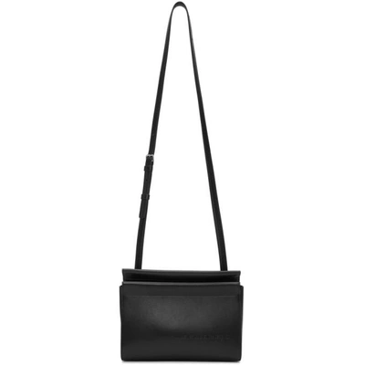 Shop Calvin Klein 205w39nyc Black Top Zip Cross Body Bag In 001 Black