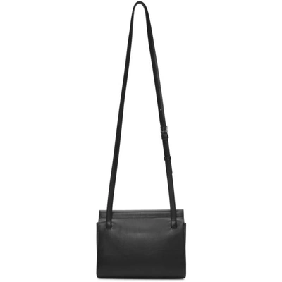 Shop Calvin Klein 205w39nyc Black Top Zip Cross Body Bag In 001 Black